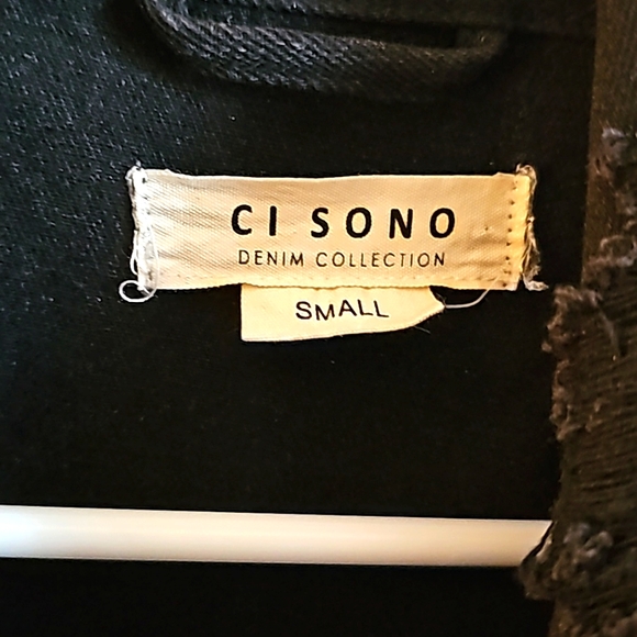 Denim Jean Jacket Black EUC 😍 - Picture 3 of 10